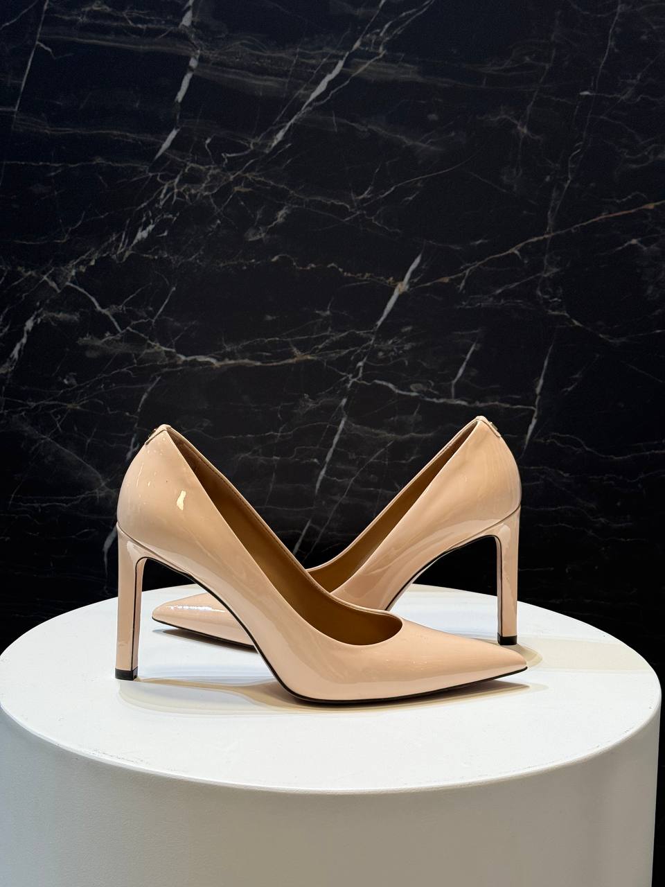 Elegant Nude BOSS Pumps