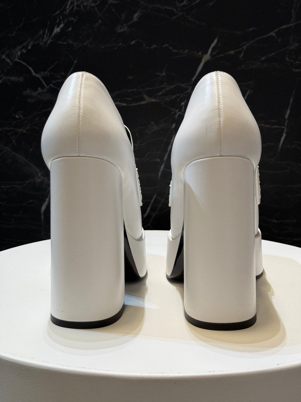 Iconic platform loafers from Versace