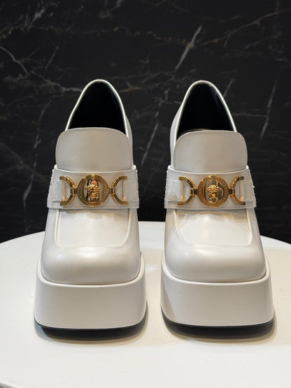 Iconic platform loafers from Versace