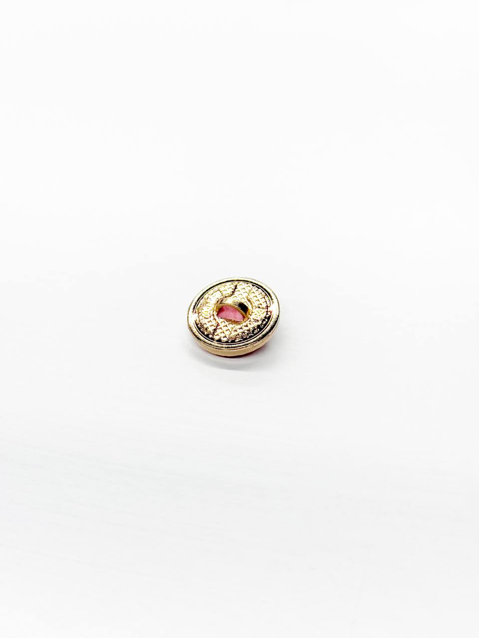 Pink Ruby Bee Button