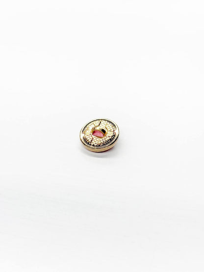 Pink Ruby Bee Button