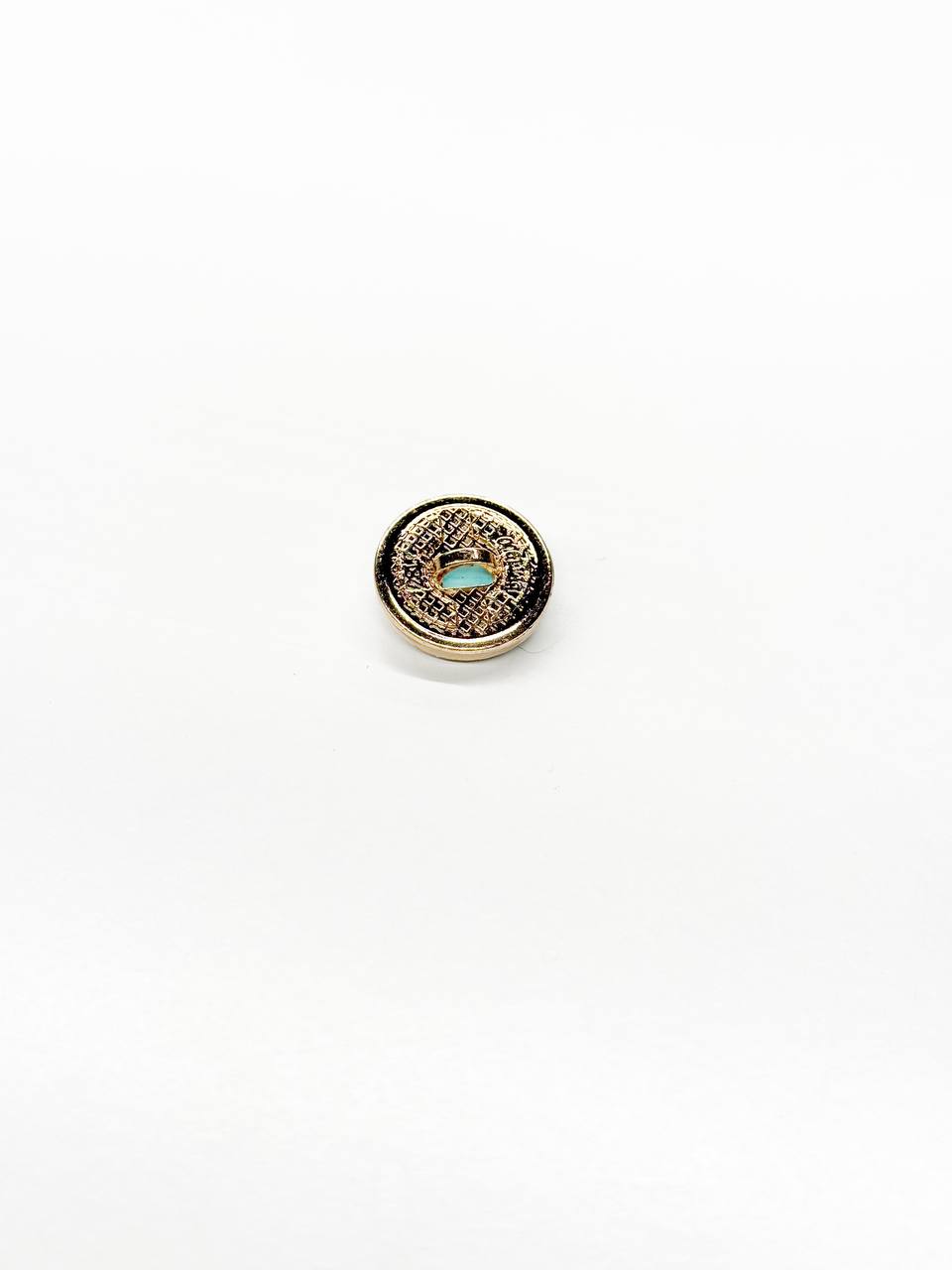 Blue Sapphire Bee Button