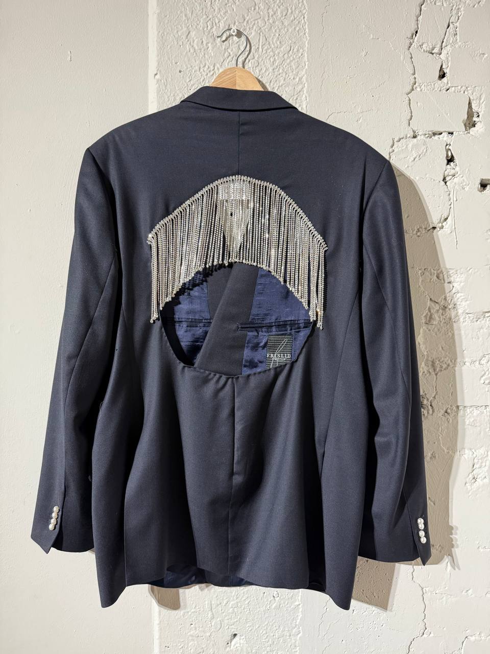 Redesigned dark blue jacket