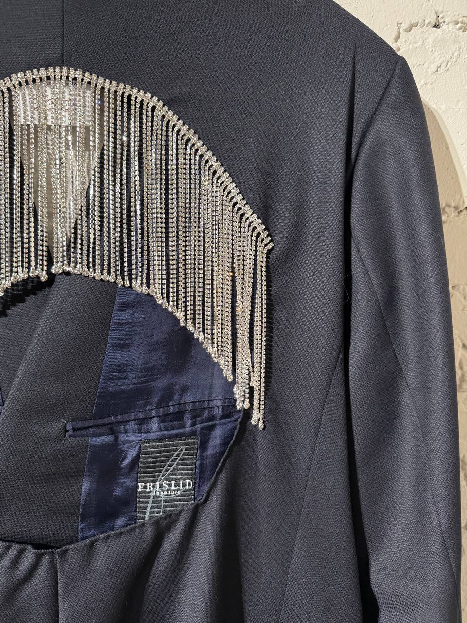 Redesigned dark blue jacket