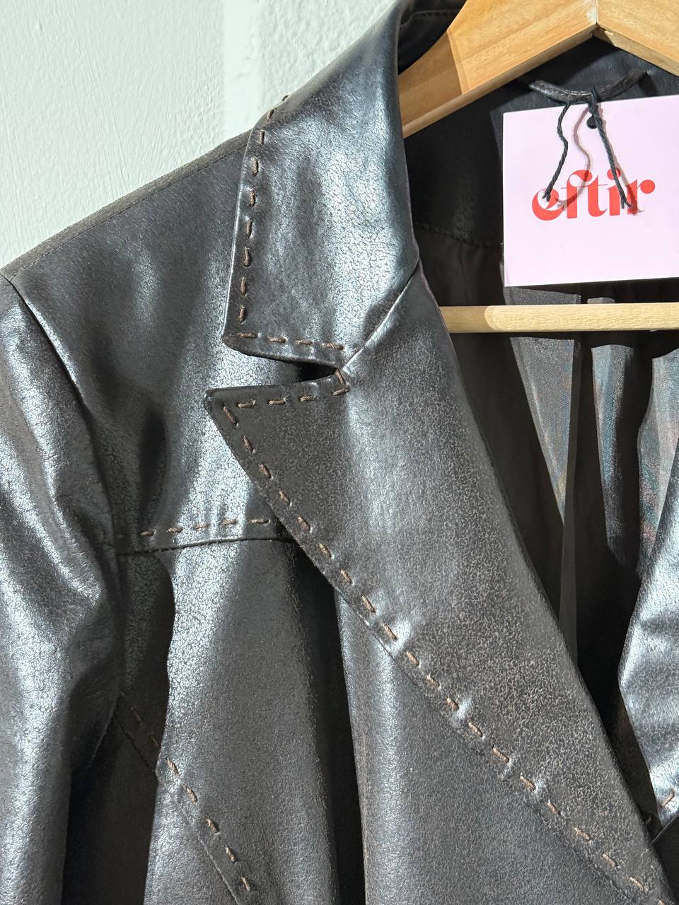 Vintage Leather Blazer