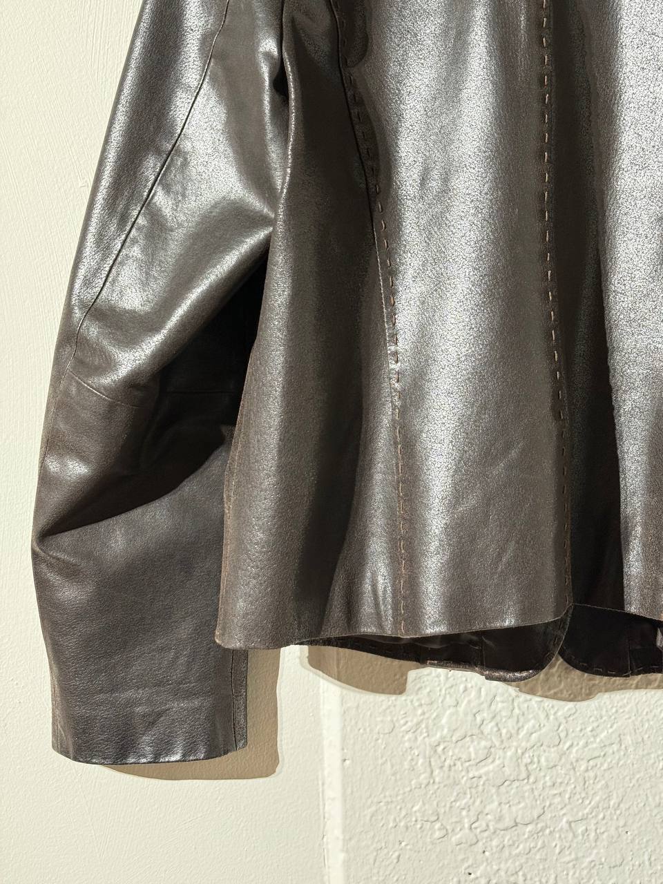 Vintage Leather Blazer