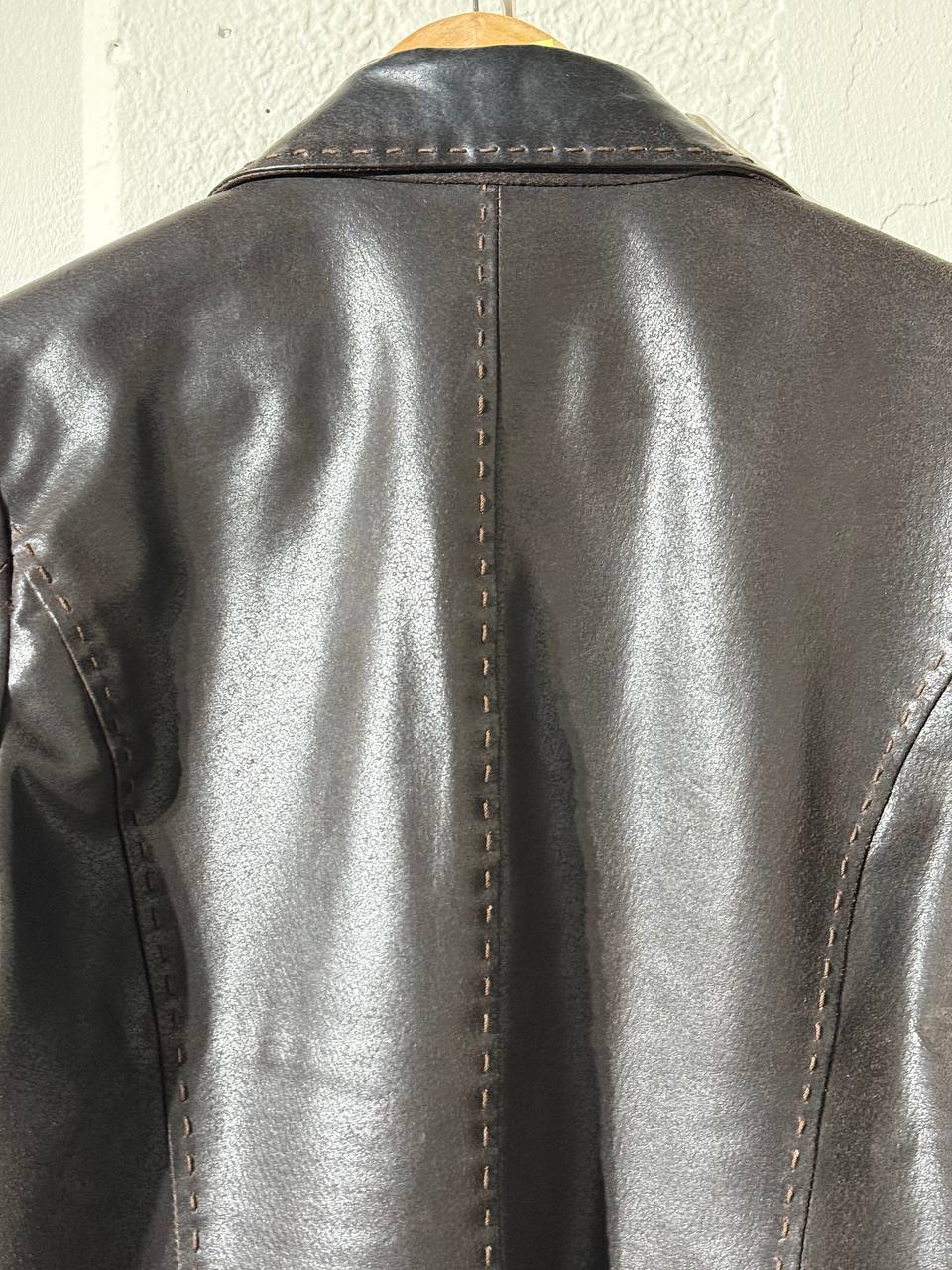 Vintage Leather Blazer