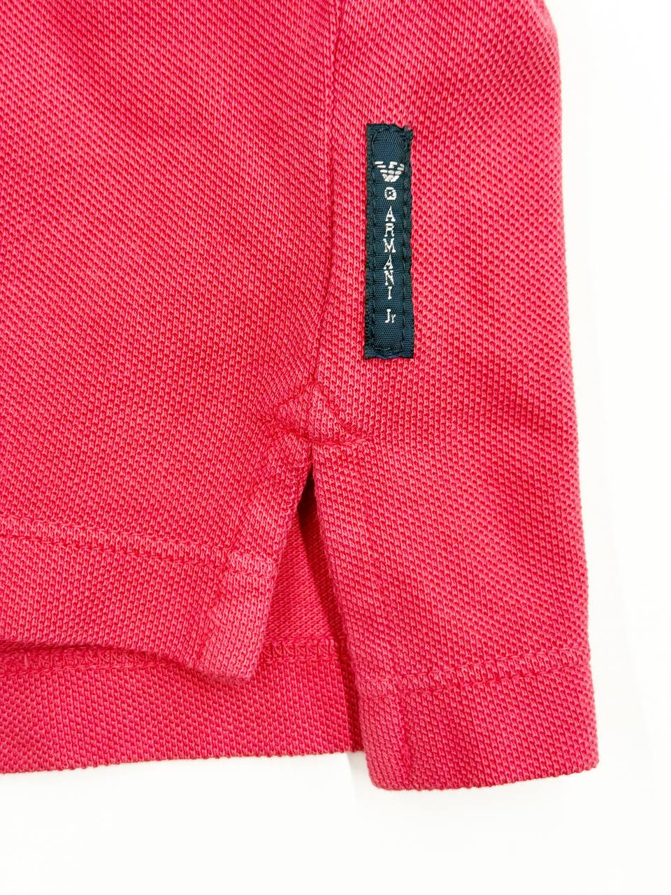Armani Junior Classic Polo – Red 2 years (34 cm)