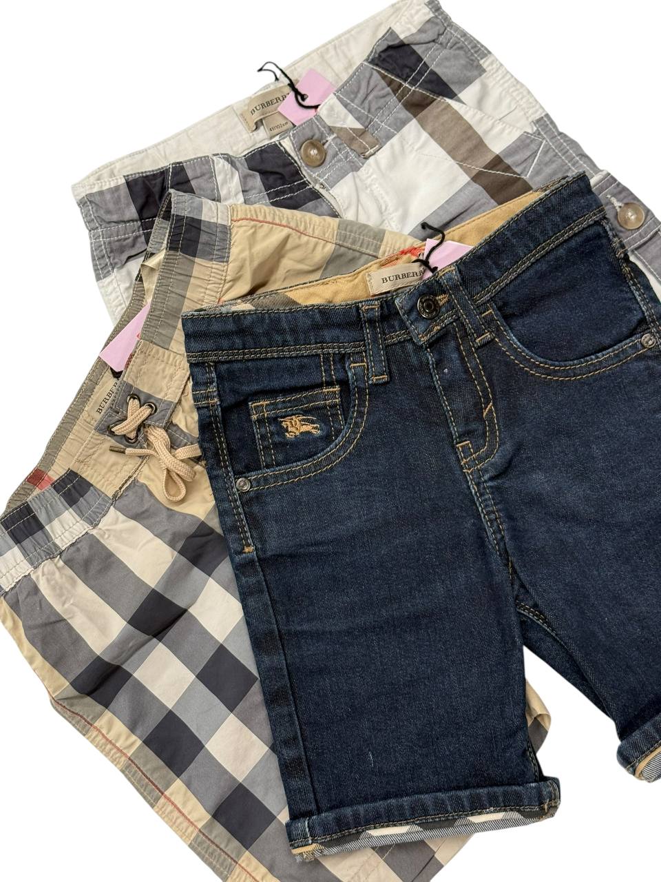 Burberry Kids Denim Shorts - 4Y/102cm