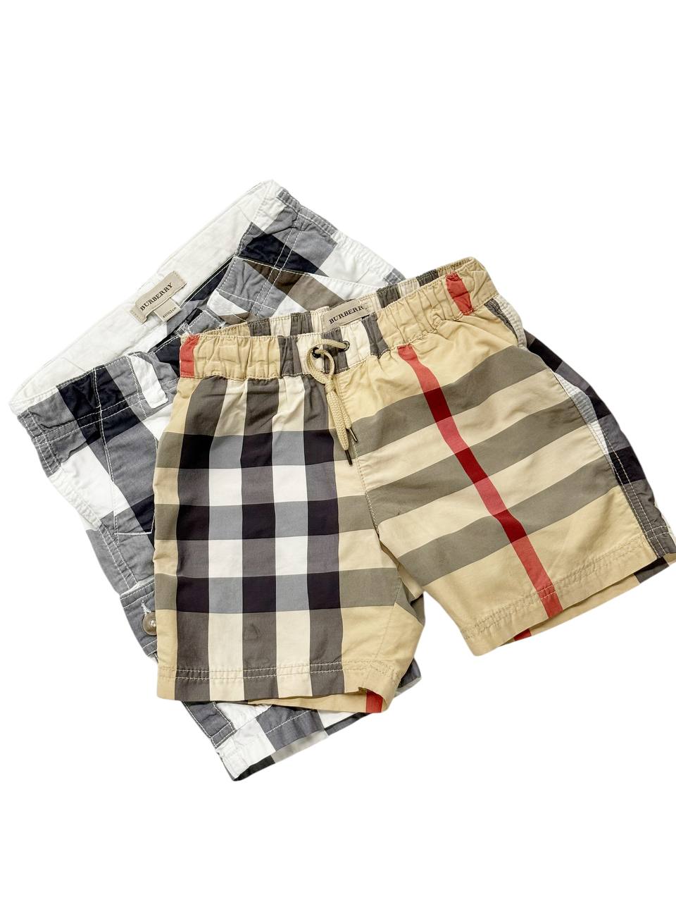Burberry Check Print Swim Shorts - 5Y/108cm