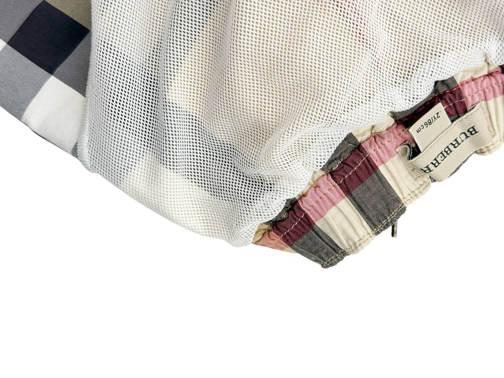 Burberry Check Print Swim Shorts - 2Y/86cm