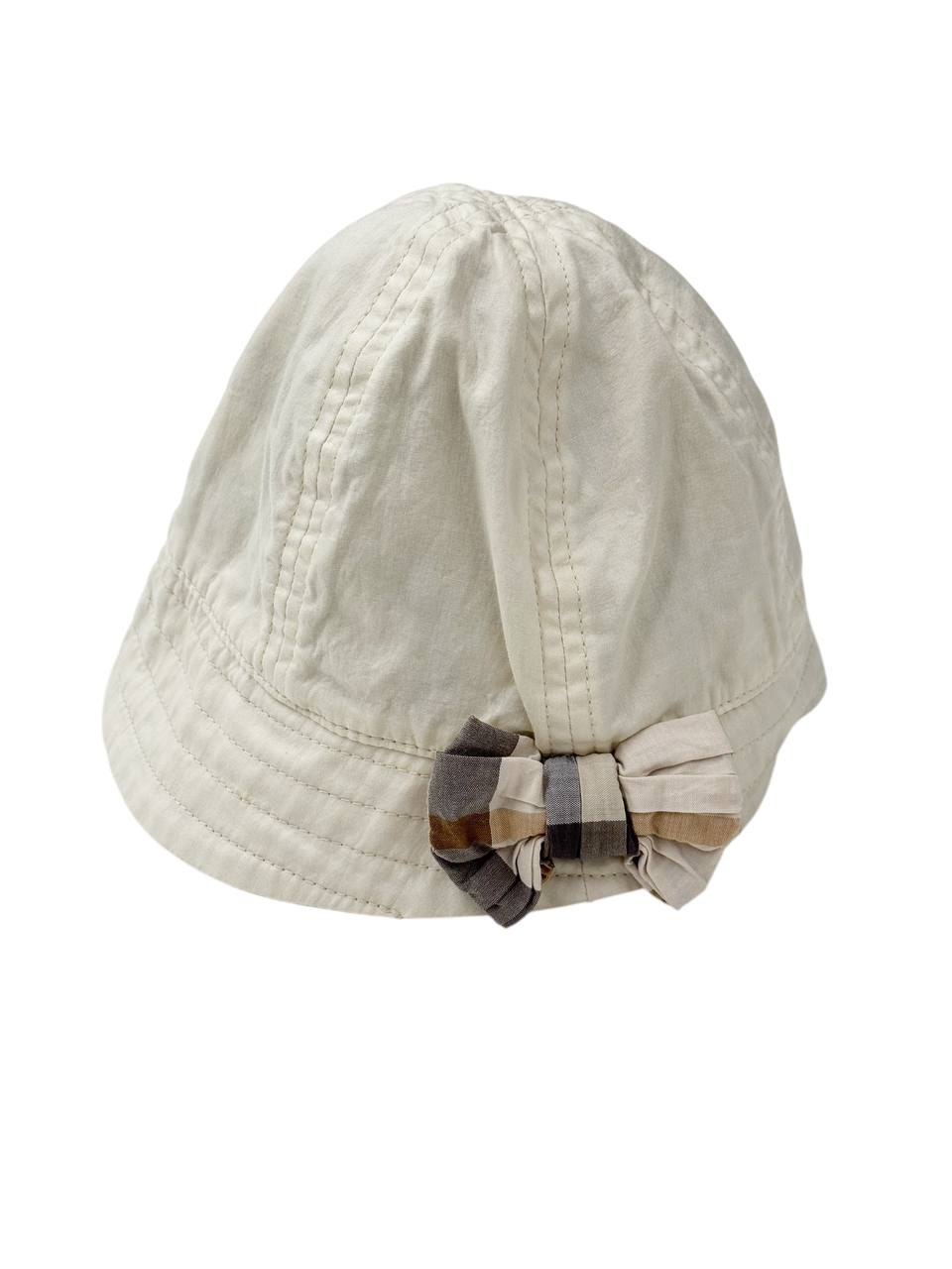 Burberry Cotton Bucket Hat with Check Lining