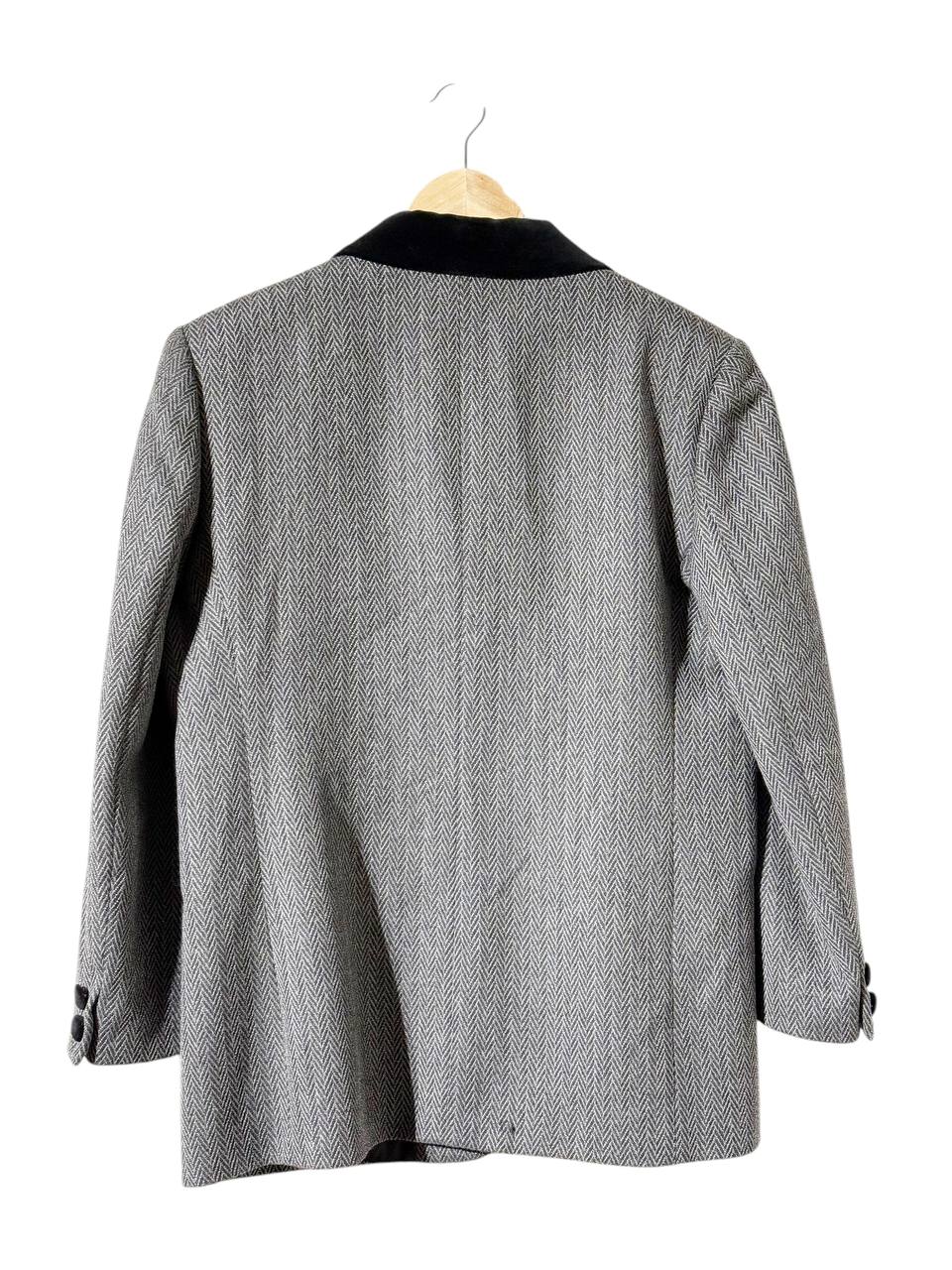 L’Atelier Vintage Herringbone Blazer