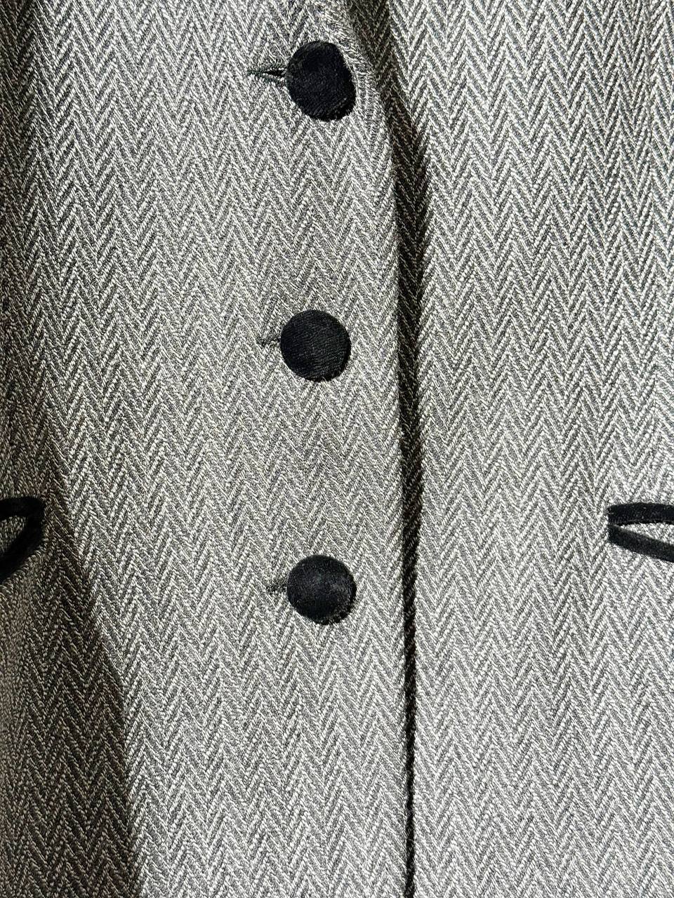 L’Atelier Vintage Herringbone Blazer