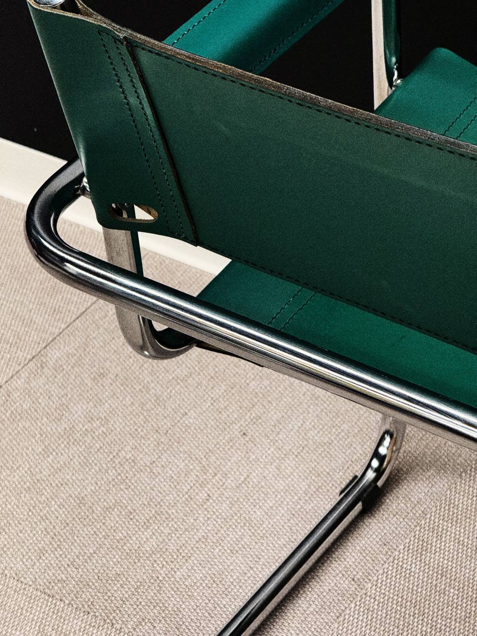 S34 Bauhaus Chair by Mart Stam – Green Edition
