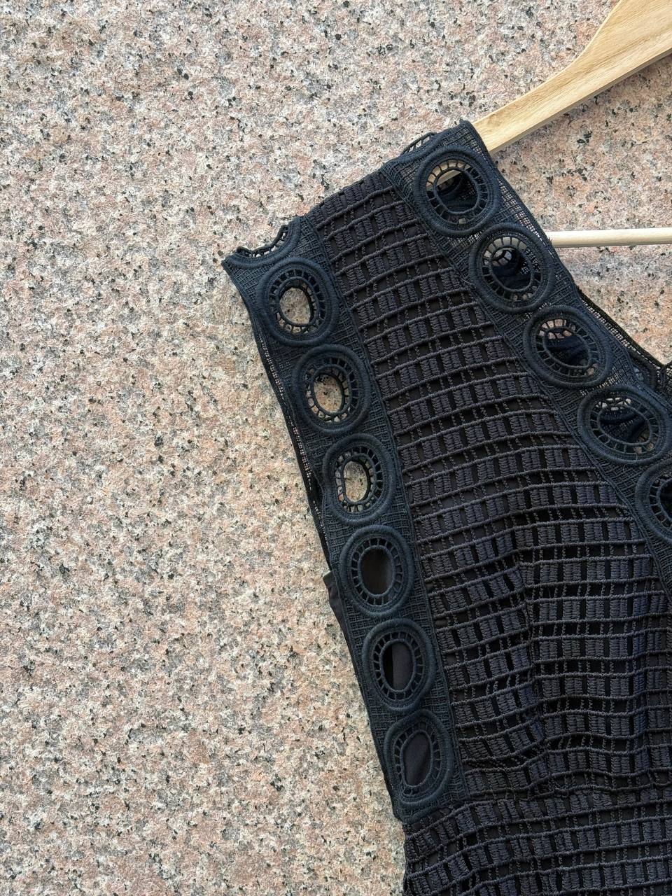 Sandro Black Lace Dress