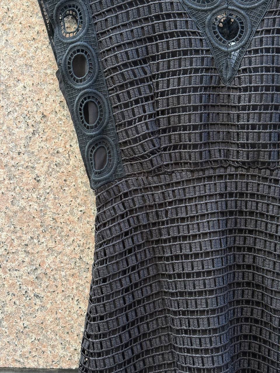 Sandro Black Lace Dress