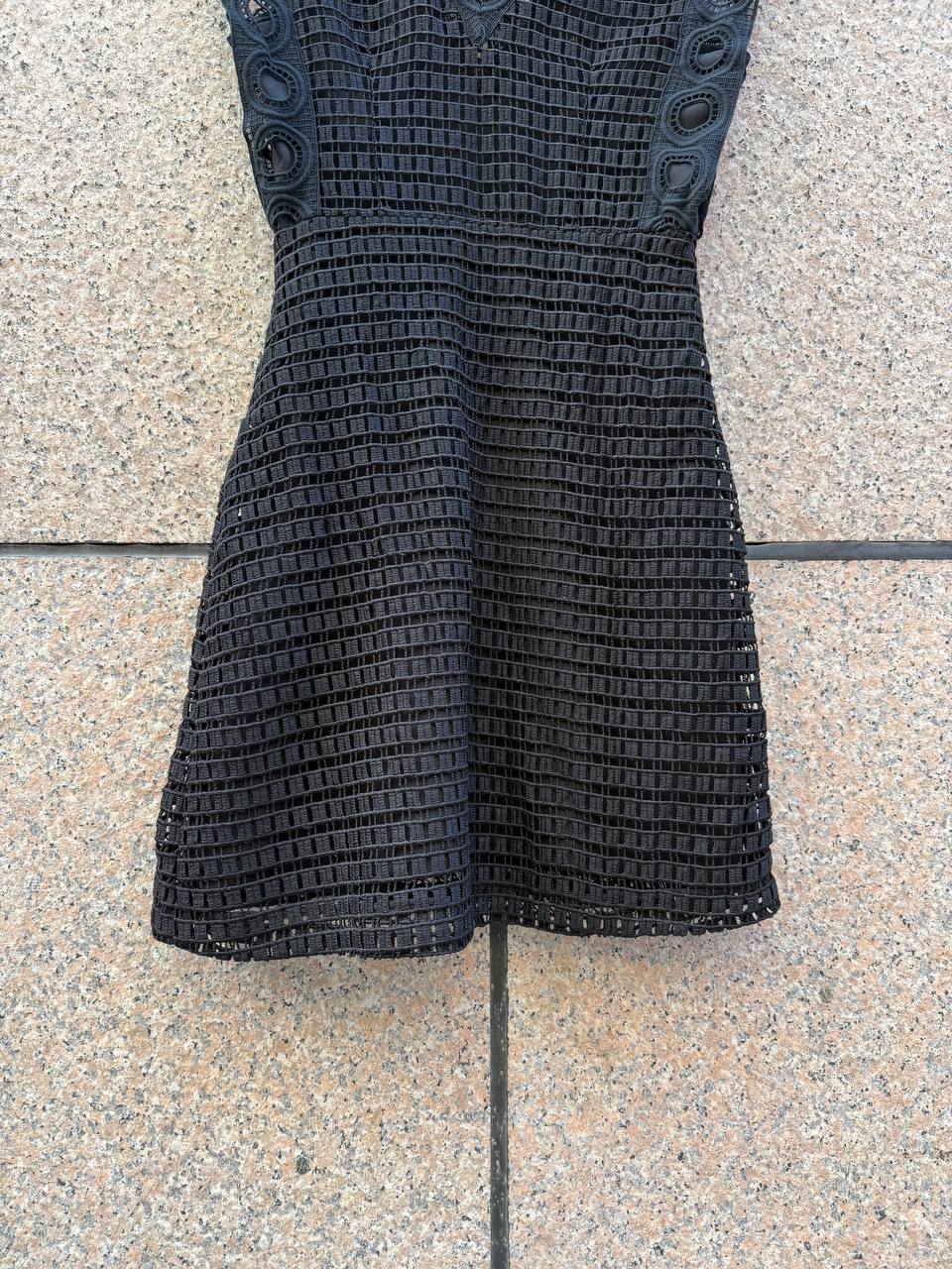 Sandro Black Lace Dress
