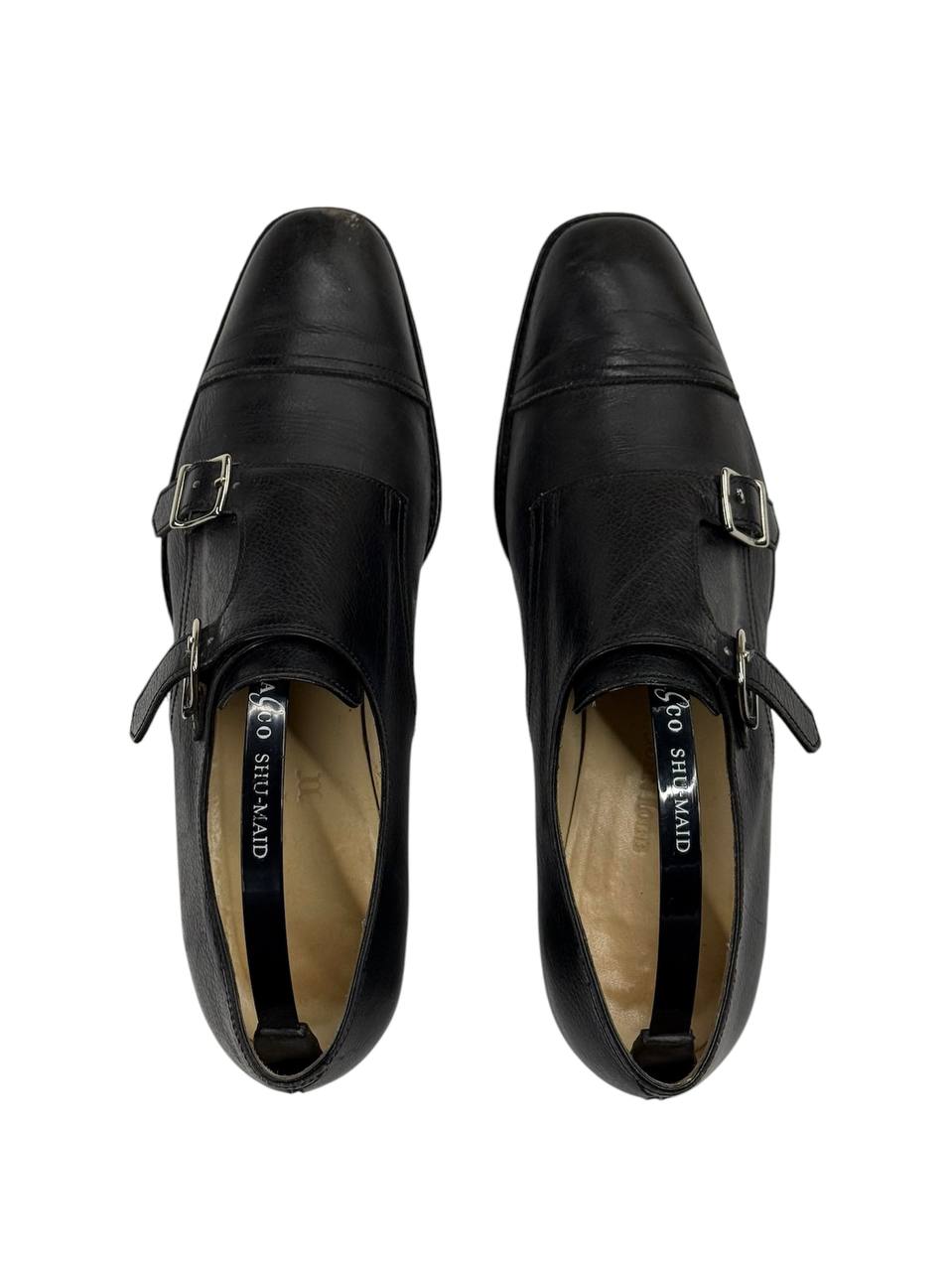 John Lobb Double Monk-Strap Leather Shoes